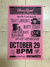 Load image into Gallery viewer, Tracy Lawrence and Marty Stuart at The Frank Erwin Center - 1994 (Poster)