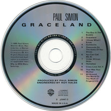 Load image into Gallery viewer, Paul Simon : Graceland (CD, Album, RE, RP, SRC)