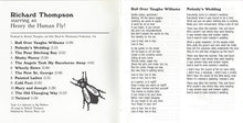 Load image into Gallery viewer, Richard Thompson : Henry The Human Fly (CD, Album, RE)