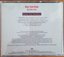 Load image into Gallery viewer, Various : New York Rock By Yoko Ono - Never Say Goodbye (CD, Promo)