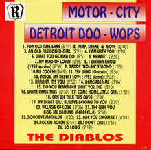 Load image into Gallery viewer, The Diablos : Motor-City Detroit Doo-Wops Vol. 2 (CD, Comp)