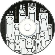 Load image into Gallery viewer, They Might Be Giants : Live!! New York City 10/14/94 (CD, Album, Promo)