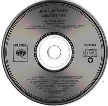 Load image into Gallery viewer, Janis Joplin : Janis Joplin's Greatest Hits (CD, Comp, RE, Pit)