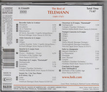 Load image into Gallery viewer, Telemann* : The Best Of Telemann (CD, Comp)