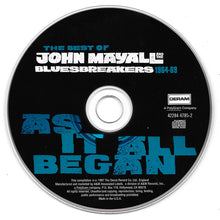 Load image into Gallery viewer, John Mayall & The Bluesbreakers : The Best Of John Mayall And The Bluesbreakers - As It All Began 1964-69 (CD, Comp)