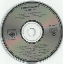 Load image into Gallery viewer, Leonard Cohen : The Best Of (CD, Comp, RE, Pit)