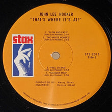 Load image into Gallery viewer, John Lee Hooker : That's Where It's At! (LP, Album, RE)