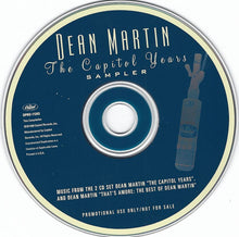 Load image into Gallery viewer, Dean Martin : The Capitol Years Sampler (CD, Comp, Promo, Smplr)