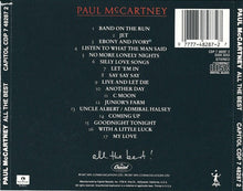 Load image into Gallery viewer, Paul McCartney : All The Best ! (CD, Comp)