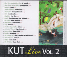 Load image into Gallery viewer, Various : KUT Live Vol. 2 - KUT 90.5 FM (CD, Album)