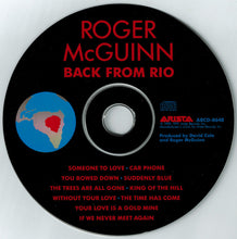 Load image into Gallery viewer, Roger McGuinn : Back From Rio (CD, Album)