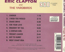 Load image into Gallery viewer, Eric Clapton & The Yardbirds : Draggin' My Tail (CD, Comp)