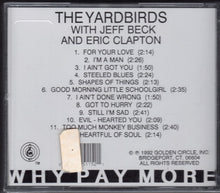 Load image into Gallery viewer, The Yardbirds : The Yardbirds With Jeff Beck And Eric Clapton (CD, Album, Comp)