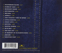 Load image into Gallery viewer, The Allman Brothers Band : A Decade Of Hits 1969-1979 (CD, Comp, RM, RP)