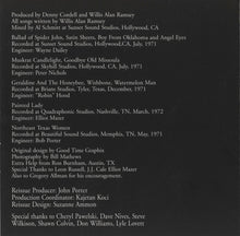 Load image into Gallery viewer, Willis Alan Ramsey : Willis Alan Ramsey (CD, Album)