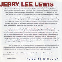 Load image into Gallery viewer, Jerry Lee Lewis : Live At Gilley's (CD, Album)