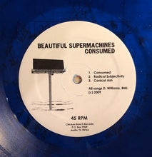 Load image into Gallery viewer, Beautiful Supermachines / The Distant Seconds : Consumed / Hot Buttered Anomie (12", EP, Ltd, Blu)