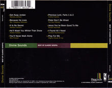 Load image into Gallery viewer, Various : Divine Sounds (Best Of Classic Gospel) (CD, Comp)