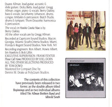 Load image into Gallery viewer, The Allman Brothers Band : Beginnings (CD, Comp, RE)