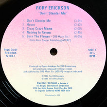 Load image into Gallery viewer, Roky Erickson : Don't Slander Me (LP, Album)