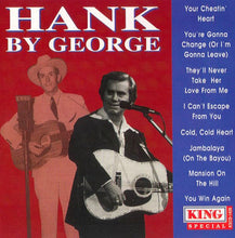 Load image into Gallery viewer, George Jones (2) : Hank By George - George Jones Sings Hank Williams (CD, Comp)