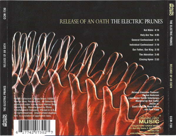 Buy The Electric Prunes : Release Of An Oath (CD) Online for a