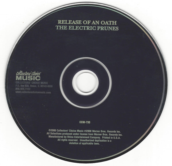 Buy The Electric Prunes : Release Of An Oath (CD) Online for a