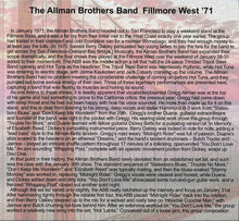 Load image into Gallery viewer, The Allman Brothers Band : Fillmore West '71 (4xCD, Album)