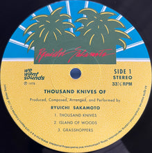 Load image into Gallery viewer, Ryuichi Sakamoto = 坂本龍一* : Thousand Knives Of = 千のナイフ (LP, Album, RE)