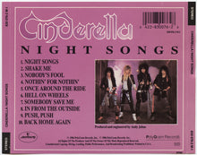 Load image into Gallery viewer, Cinderella (3) : Night Songs (CD, Album)