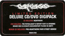 Load image into Gallery viewer, Carcass : Heartwork (2xCD, Album, RE, RM + DVD-V, NTSC + Ltd)