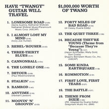 Load image into Gallery viewer, Duane Eddy : 2 All Time Great Classic Albums - Have "Twangy" Guitar Will Travel / $1,000,000 Worth Of Twang (CD, Comp, Mono, RM)