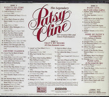 Load image into Gallery viewer, Patsy Cline : The Legendary Patsy Cline: Her Greatest Hits And Finest Performances (3xCD, Comp, RM)