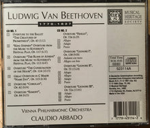 Load image into Gallery viewer, Ludwig Van Beethoven, Wiener Philharmoniker, Claudio Abbado : Beethoven - The Overtures (2xCD, Album)