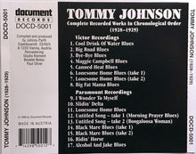 Load image into Gallery viewer, Tommy Johnson : Complete Recorded Works In Chronological Order (1928-1929) (CD, Comp, RE, RM)
