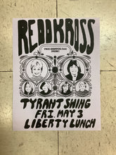Load image into Gallery viewer, Redd Kross and Tyrant Swing at Liberty Lunch (Poster)