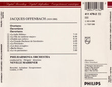 Load image into Gallery viewer, Offenbach* - Philharmonia Orchestra, Neville Marriner* : Overtures - La Vie Parisienne - La Belle Hélène - Orphée Aux Enfers (CD, Album)