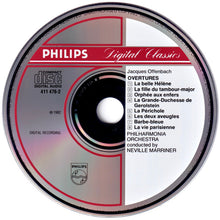 Load image into Gallery viewer, Offenbach* - Philharmonia Orchestra, Neville Marriner* : Overtures - La Vie Parisienne - La Belle Hélène - Orphée Aux Enfers (CD, Album)