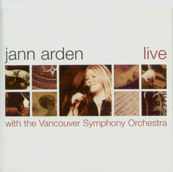 Jann Arden With The Vancouver Symphony Orchestra* : Live (CD, Album)