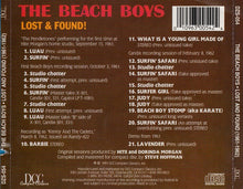 Load image into Gallery viewer, The Beach Boys : Lost & Found (1961-1962) (CD, Comp)