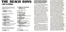 Load image into Gallery viewer, The Beach Boys : Lost & Found (1961-1962) (CD, Comp)