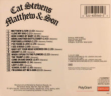 Load image into Gallery viewer, Cat Stevens : Matthew & Son (CD, Album, RM, RP)