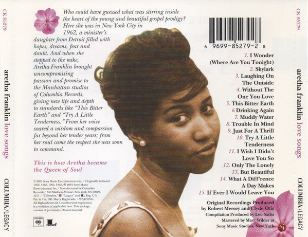 Buy Aretha Franklin : Love Songs (CD) Online for a great price