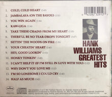 Load image into Gallery viewer, Hank Williams : Greatest Hits (CD, Comp)