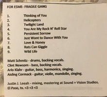 Load image into Gallery viewer, Fragile Gang : For Esme (CD, Album)