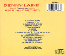 Load image into Gallery viewer, Denny Laine Featuring Paul McCartney : The Collection (CD, Album, RE)