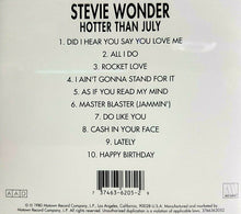 Load image into Gallery viewer, Stevie Wonder : Hotter Than July (CD, Album, RE)