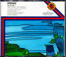 Load image into Gallery viewer, Mozart* - Isaac Stern, Columbia Symphony Orchestra, Cleveland Orchestra*, George Szell, English Chamber Orchestra, Alexander Schneider : The Violin Concertos (2xCD, Comp, RE)