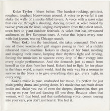 Load image into Gallery viewer, Koko Taylor : The Earthshaker (CD, Album, RE)