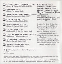 Load image into Gallery viewer, Koko Taylor : The Earthshaker (CD, Album, RE)
